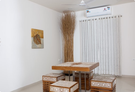 Fully Air Conditioned serviced apartment
