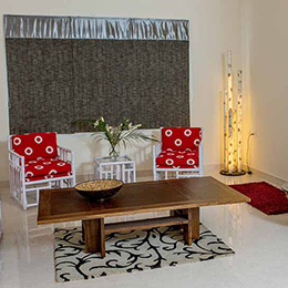 Visitor's Room: Swanky visitor's room with exquisite interiors at Concord Casablanca Serviced Apartment